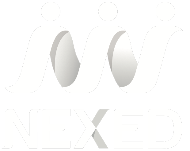 Nexed logo image whhite